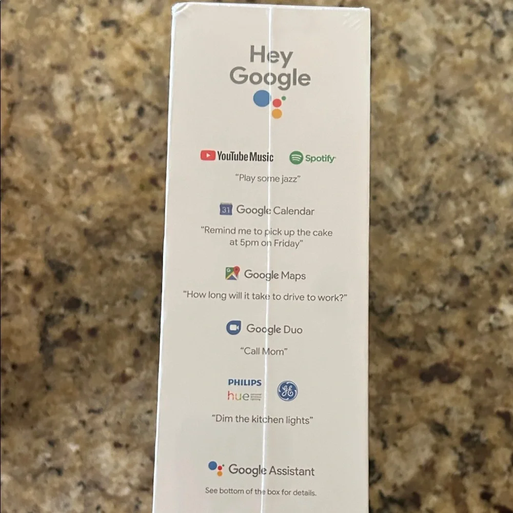 google Nest Mini - Charcoal Black Smart Speaker